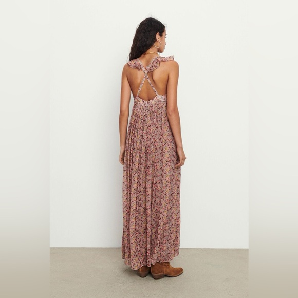 ba&sh MADISON floral maxi dress NWT - Picture 4 of 5